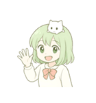 キュートなレモンヘアの女の子 （NT）（個別スタンプ：15）