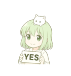 キュートなレモンヘアの女の子 （NT）（個別スタンプ：18）
