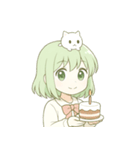 キュートなレモンヘアの女の子 （NT）（個別スタンプ：19）