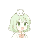キュートなレモンヘアの女の子 （NT）（個別スタンプ：21）