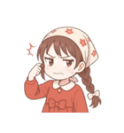 赤いスカーフの女の子  (NT)（個別スタンプ：7）