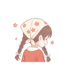 赤いスカーフの女の子  (NT)（個別スタンプ：10）