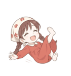 赤いスカーフの女の子  (NT)（個別スタンプ：13）