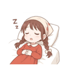 赤いスカーフの女の子  (NT)（個別スタンプ：16）