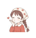 赤いスカーフの女の子  (NT)（個別スタンプ：26）