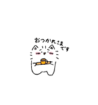 毎日使える猫みたいなハムスターのスタンプ（個別スタンプ：34）