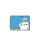 毎日使える猫みたいなハムスターのスタンプ（個別スタンプ：36）