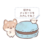 いぬねこうさくまとシマエナガとスイーツ（個別スタンプ：9）