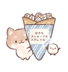 いぬねこうさくまとシマエナガとスイーツ（個別スタンプ：13）