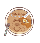 いぬねこうさくまとシマエナガとスイーツ（個別スタンプ：18）