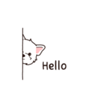 『ウエスティ』英語でよく使う感情表現（個別スタンプ：4）