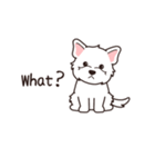 『ウエスティ』英語でよく使う感情表現（個別スタンプ：21）