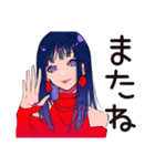 クールなオンニ★都会女子（個別スタンプ：12）