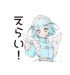 天使ちゃんのファンサ実況♡（個別スタンプ：8）