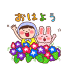 ほっかむり花ちゃんの夏の毎日11（個別スタンプ：10）