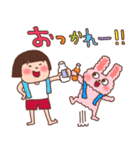ほっかむり花ちゃんの夏の毎日11（個別スタンプ：14）