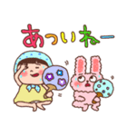 ほっかむり花ちゃんの夏の毎日11（個別スタンプ：18）