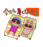 ほっかむり花ちゃんの夏の毎日11（個別スタンプ：24）