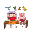 ほっかむり花ちゃんの夏の毎日11（個別スタンプ：34）