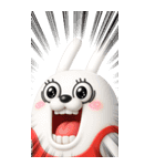 BIG 擦れうさぎ 3D（個別スタンプ：2）