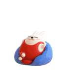 BIG 擦れうさぎ 3D（個別スタンプ：6）