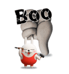 BIG 擦れうさぎ 3D（個別スタンプ：22）