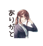 社畜ちゃんの時短お返事★女子（個別スタンプ：3）