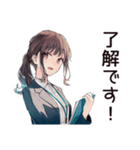 社畜ちゃんの時短お返事★女子（個別スタンプ：24）
