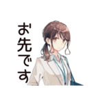 社畜ちゃんの時短お返事★女子（個別スタンプ：34）