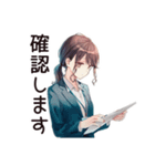社畜ちゃんの時短お返事★女子（個別スタンプ：36）