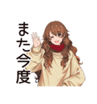マイペース女子★気ままなドタキャン（個別スタンプ：10）