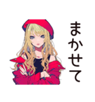 キュートなオンニの恋バナ応援♡（個別スタンプ：11）