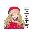 キュートなオンニの恋バナ応援♡（個別スタンプ：17）