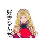キュートなオンニの恋バナ応援♡（個別スタンプ：18）