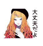 キュートなオンニの恋バナ応援♡（個別スタンプ：28）