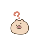 まんまるブタ 動くスタンプ（文字付き）（個別スタンプ：8）