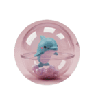 海の生物アニマルカプセルトイ（個別スタンプ：1）