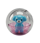 青い生物カプセルトイ（個別スタンプ：2）