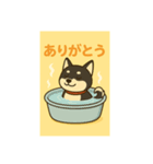 黒柴ナナちゃんと卓球部（個別スタンプ：8）