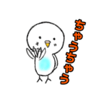 白いインコさんスタンプ Vol.3（個別スタンプ：6）