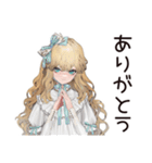 ゴシック＆ロリータガール★秘密読書会（個別スタンプ：3）