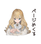 ゴシック＆ロリータガール★秘密読書会（個別スタンプ：6）