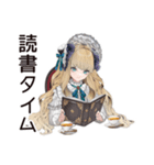 ゴシック＆ロリータガール★秘密読書会（個別スタンプ：25）