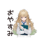 ゴシック＆ロリータガール★秘密読書会（個別スタンプ：26）