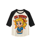 ラグランTシャツで会話（個別スタンプ：4）