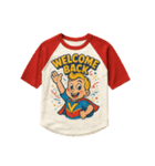 ラグランTシャツで会話（個別スタンプ：6）