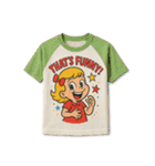 ラグランTシャツで会話（個別スタンプ：22）