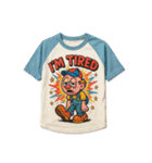 ラグランTシャツで会話（個別スタンプ：23）
