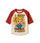 ラグランTシャツで会話（個別スタンプ：33）