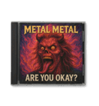 メタルなCDジャケットで会話（個別スタンプ：16）